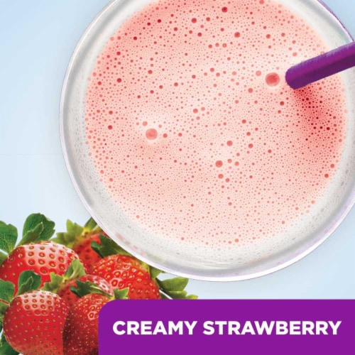Ensure® Creamy Strawberry Max Protein Nutritional Drink Perspective: bottom