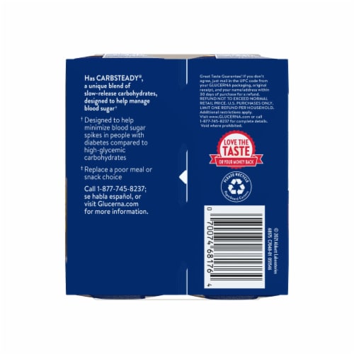Glucerna® Protein Smart Chocolate Ready to Drink Protein Shake Perspective: bottom