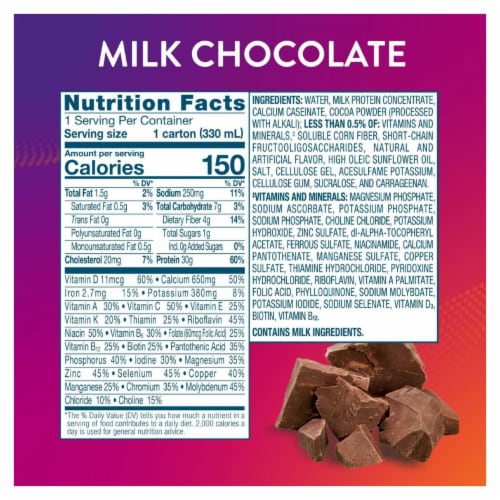 Protality™ Chocolate Nutrition Shakes Perspective: bottom
