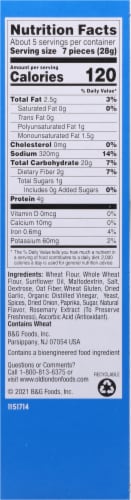 Old London Melba Roasted Garlic Snacks Perspective: bottom
