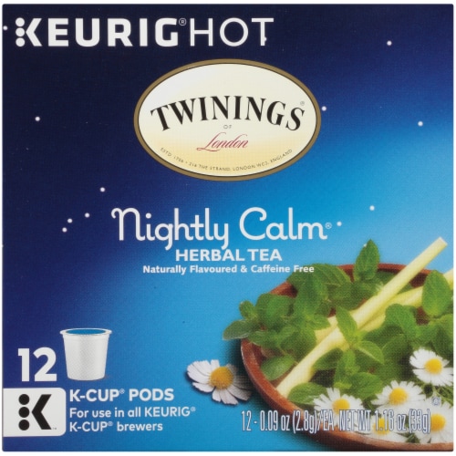 Twinings® of London Nightly Calm Herbal Tea K-Cup Pods Perspective: bottom
