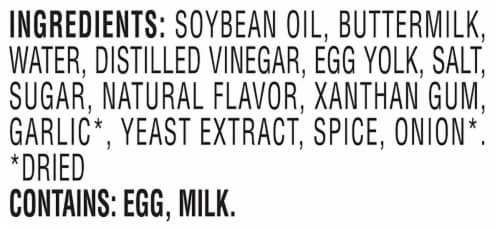 Marzetti® Classic Ranch Dressing & Dip 13 fl oz Jar Perspective: bottom