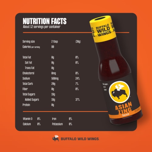 Buffalo Wild Wings Asian Zing Sauce Perspective: bottom