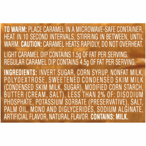 Marzetti Light Classic Caramel Dip Perspective: bottom