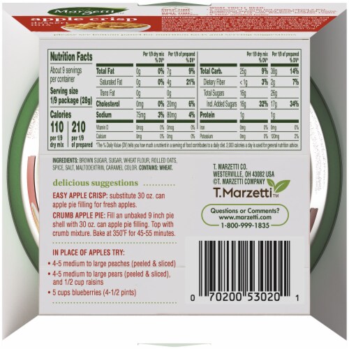 Marzetti Apple Crisp Mix Perspective: bottom