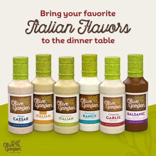 Olive Garden Creamy Garlic Dressing Perspective: bottom