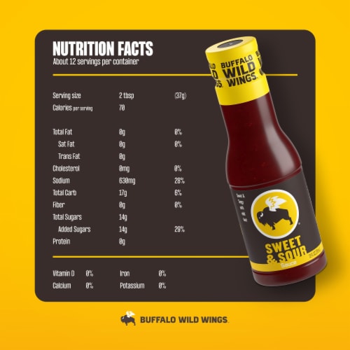 Buffalo Wild Wings Sweet & Sour Sauce Perspective: bottom