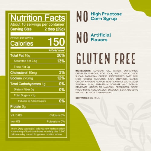 Olive Garden Parmesan Ranch Salad Dressing Perspective: bottom