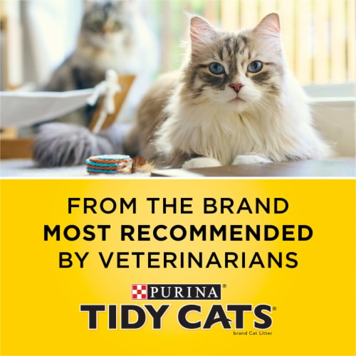 Purina Tidy Cats Tidy Care Alert Health Monitoring Litter with Silica Crystals Perspective: bottom