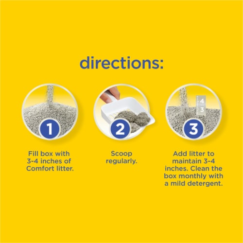 Purina Tidy Cats Multi-Cat Unscented Clumping Cat Litter, Tidy Care Comfort Low Dust Formula Perspective: bottom