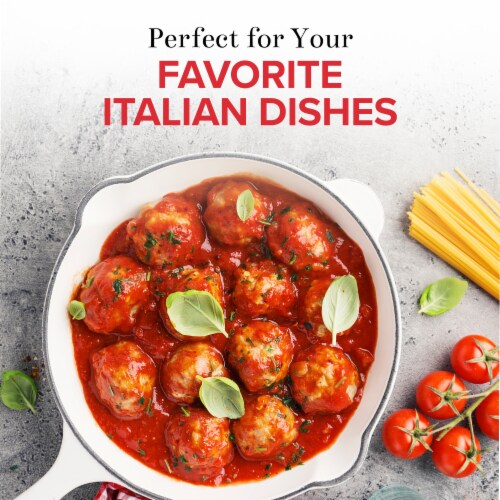 Victoria Tomato Basil Spaghetti Pasta Sauce, Kosher, Non-GMO Verified, 24 oz Perspective: bottom