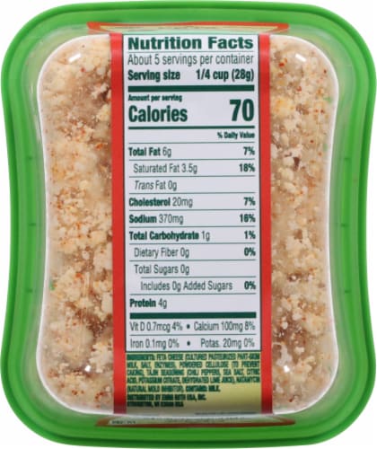 Athenos® Crumbled Tajin Feta Cheese Perspective: bottom