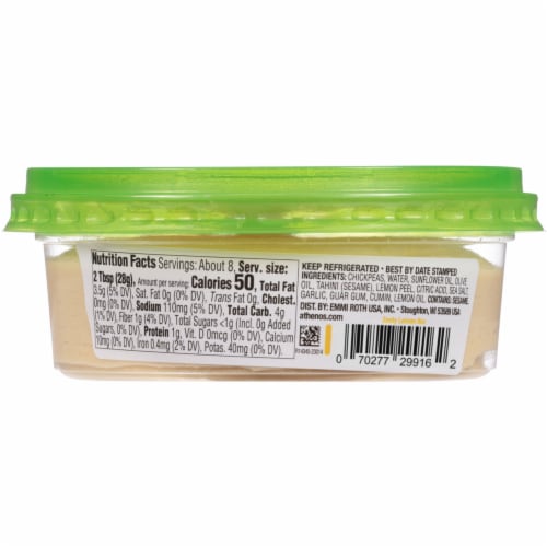 Athenos Zesty Lemon Hummus Perspective: bottom