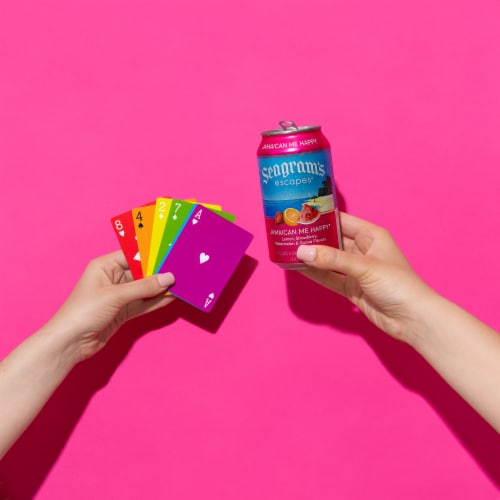 Seagram's Escapes Jamaican Me Happy Flavored Hard Beverage Perspective: bottom