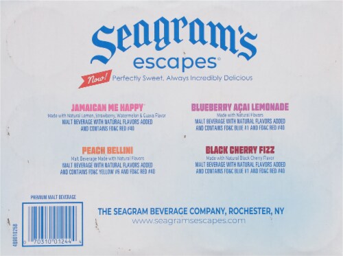 Seagram's Escapes® Premium Malt Beverage Cooler Variety Pack Perspective: bottom