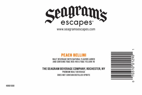 Seagram's Fuzzy Navel Flavored Hard Beverage Perspective: bottom
