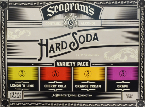 Seagram's Hard Soda Variety Perspective: bottom