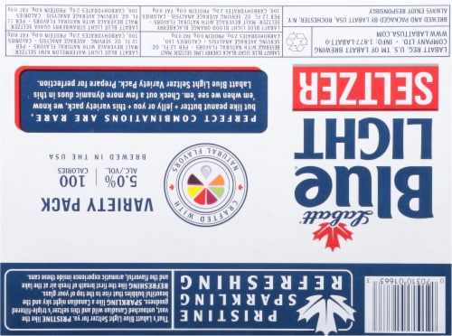Labatt® Blue® Light Hard Seltzer Variety Pack Perspective: bottom