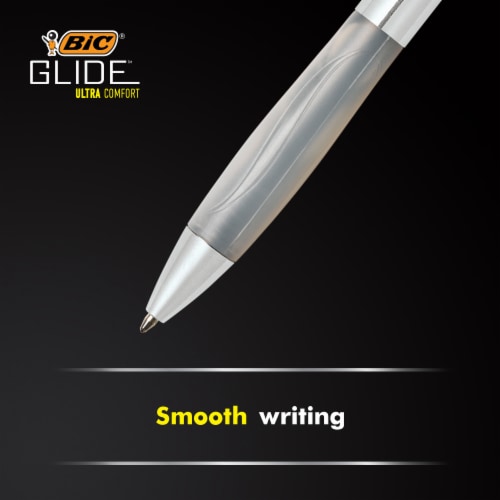 BIC® Glide™ Ultra Comfort Ball Point Pen - Black Perspective: bottom