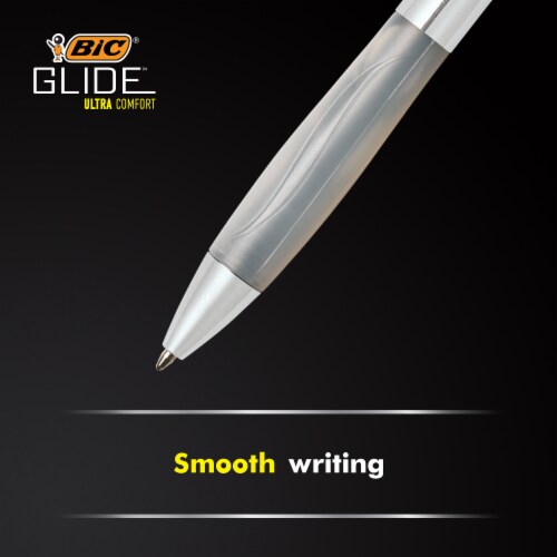 BIC® Glide™ Ultra Comfort Ball Point Pen - Black Perspective: bottom