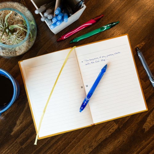 BIC® Gel-ocity™ Quick Dry Gel Pens - Blue Perspective: bottom