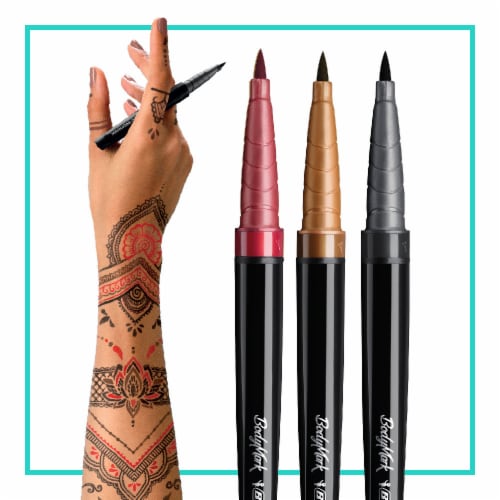 BIC BodyMark Henna Vibes Temporary Tattoo Markers Perspective: bottom