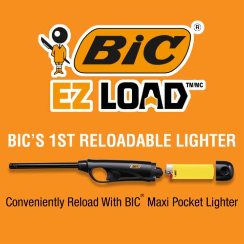 BIC® EZ LOAD™ Reloadable Lighter Perspective: bottom