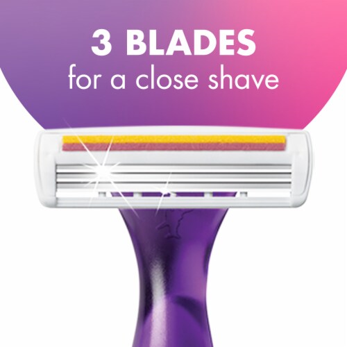 BIC® Soleil® Smooth Scented Disposable 3-Blade Razors Perspective: bottom
