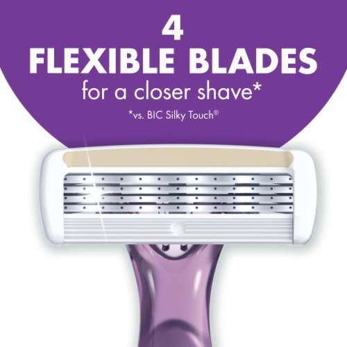 BIC® Soleil Escape™ 4-Blade Women's Razors Perspective: bottom