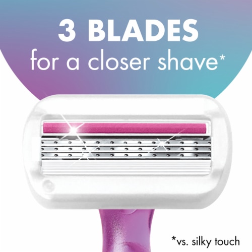 BIC® Soleil® 3 Sensitive Razors Perspective: bottom