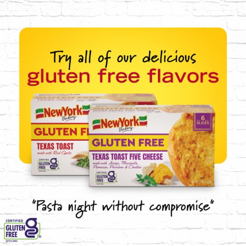 New York Bakery Gluten Free Texas Toast with Real Garlic Perspective: bottom