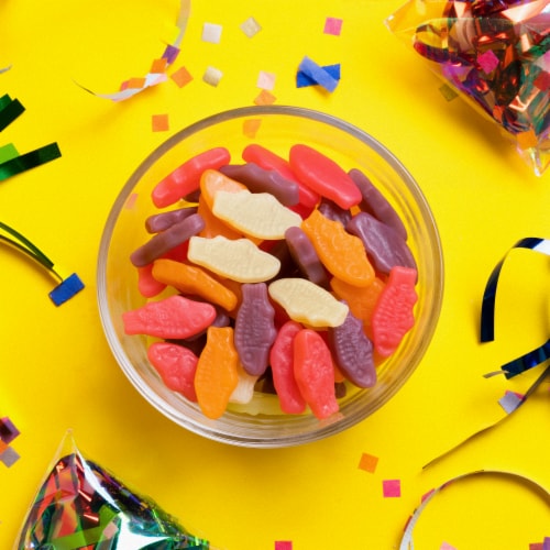 Swedish Fish Mini Tropical Soft & Chewy Candy Perspective: bottom