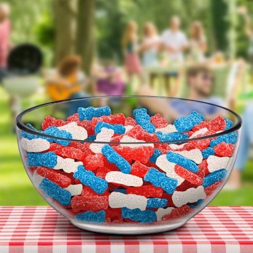 Sour Patch Kids Red White & Blue Candy Perspective: bottom
