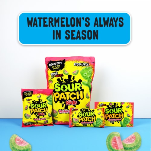 SOUR PATCH KIDS Watermelon Soft & Chewy Candy Share Size Perspective: bottom