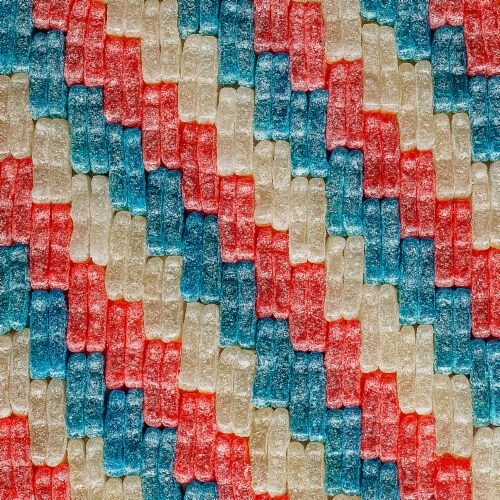 SOUR PATCH KIDS Red White & Blue Soft & Chewy Candy Theater Box Perspective: bottom