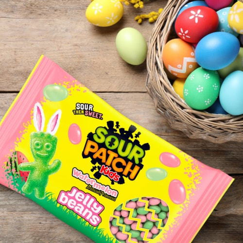 SOUR PATCH KIDS Watermelon Jelly Beans Easter Candy Perspective: bottom