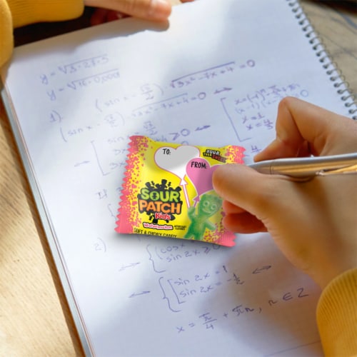 SOUR PATCH KIDS Watermelon Soft & Chewy Valentine's Day Candy Perspective: bottom