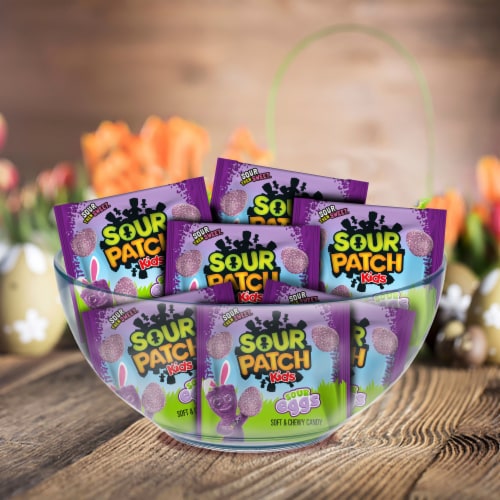 SOUR PATCH KIDS Sour Eggs Soft & Chewy Easter Candy Perspective: bottom