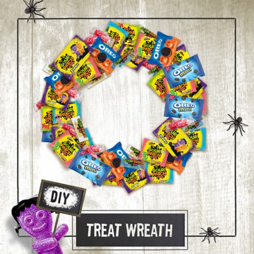 SOUR PATCH KIDS SWEDISH FISH & OREO Cookies Halloween Candy & Cookie Variety Pack Perspective: bottom
