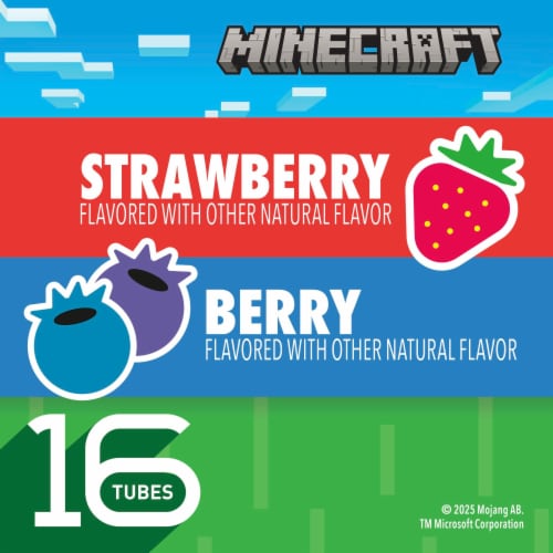 Go GURT Gluten Free Berry & Strawberry Kids Fat Free Yogurt Tubes Perspective: bottom