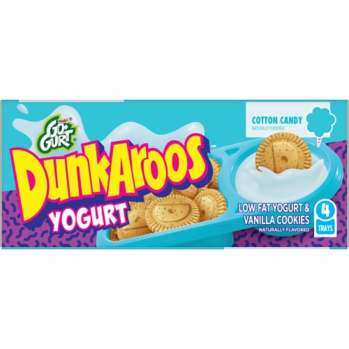 Go-Gurt Cotton Candy DunkAroos Yogurt Perspective: bottom