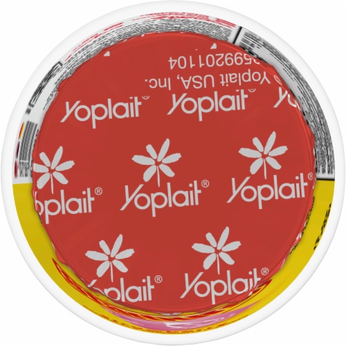 Yoplait Original Starburst Strawberry Low Fat Yogurt Cup Perspective: bottom