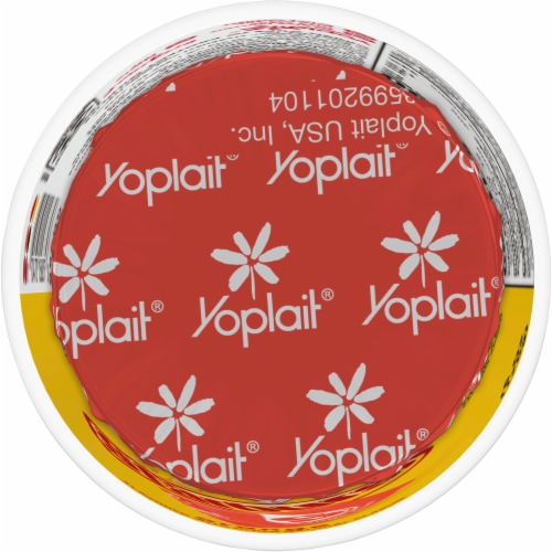 Yoplait Original Starburst Orange Flavored Low Fat Yogurt Cup Perspective: bottom