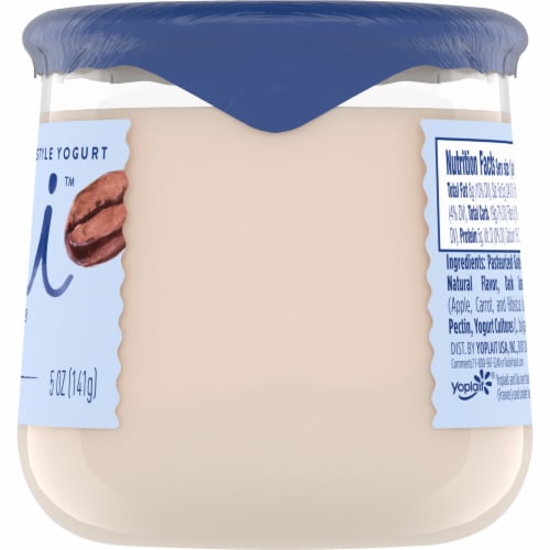 Oui by Yoplait Coffee Whole Milk French Style Yogurt Jar Perspective: bottom