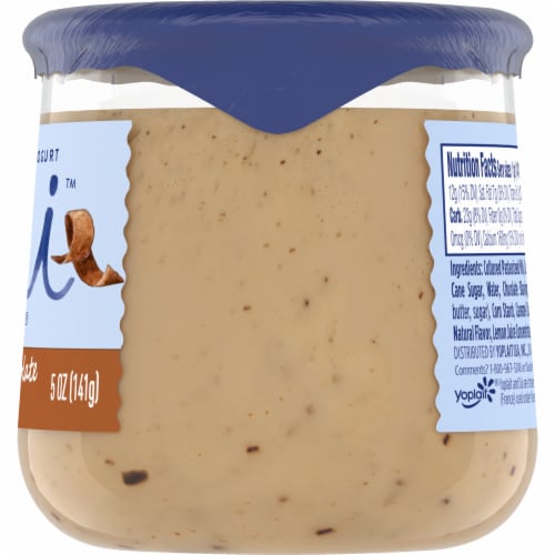 Oui by Yoplait Mocha and Chocolate Whole Milk French Style Yogurt Jar Perspective: bottom