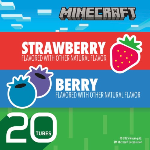 Go GURT Berry and Strawberry Kids Fat Free Yogurt Tube Perspective: bottom