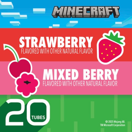 Go GURT Strawberry and Mixed Berry Kids Fat Free Yogurt Tubes Perspective: bottom