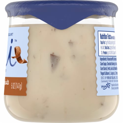 Oui by Yoplait Caramel Chocolate Chip French Style Yogurt Perspective: bottom