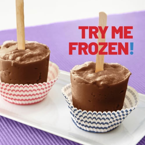 Yoplait Whips Chocolate Flavored Yogurt Mousse Cup Perspective: bottom