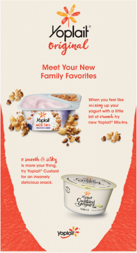 Yoplait Original Strawberry and Banana Yogurt Perspective: bottom
